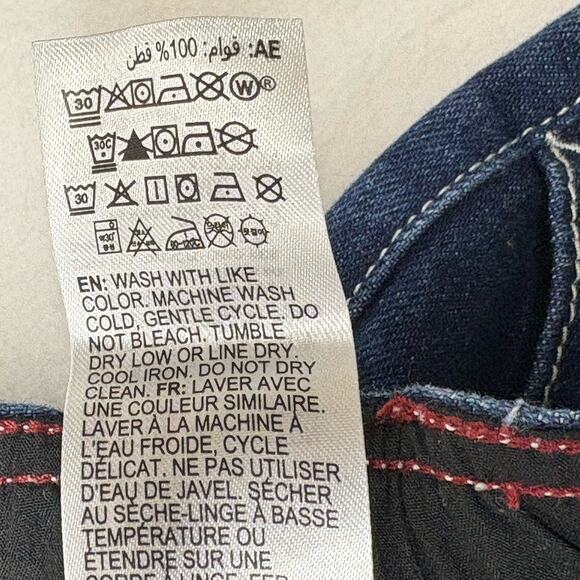 RVCA x Pac Sun Scrunchie High Waisted Jeans Blue Denim Pants Size XS Dark Indigo - Picture 12 of 15